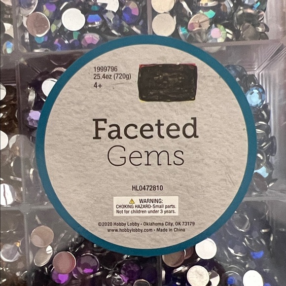 Round Flatback Rhinestone Box Multi-Color - Picture 6 of 6